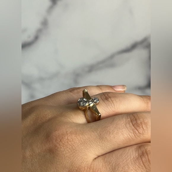 14K Diamond & Gold Ring Set - Picture 5 of 8